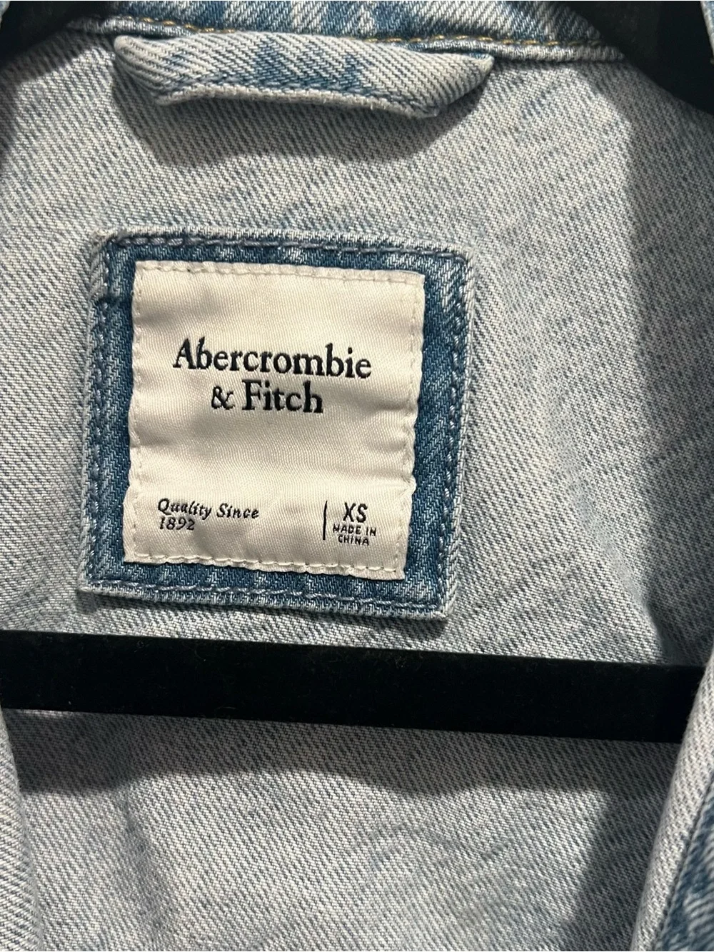 Abercrombie & Fitch denim Jean jacket - Picture 3 of 4